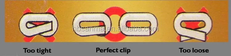 18/12 5*2.0mm  Aluminum Sausage Continuous  Clip For Packaging Sausages