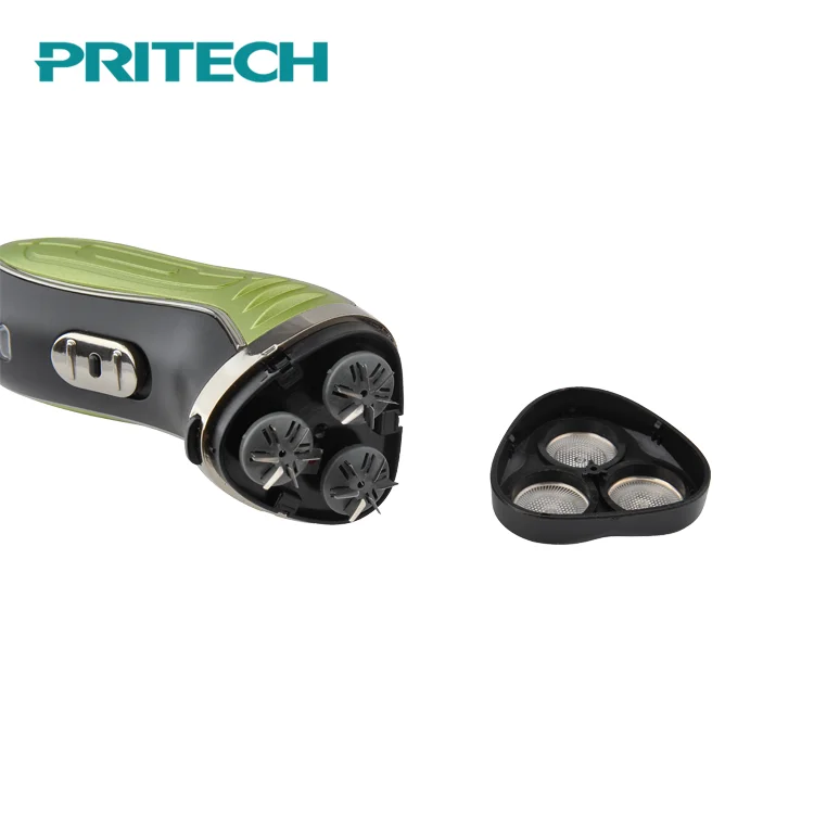 PRITECH Floating Stainless Steel Blade Private Label Recharge 3 Heads Men Shaver