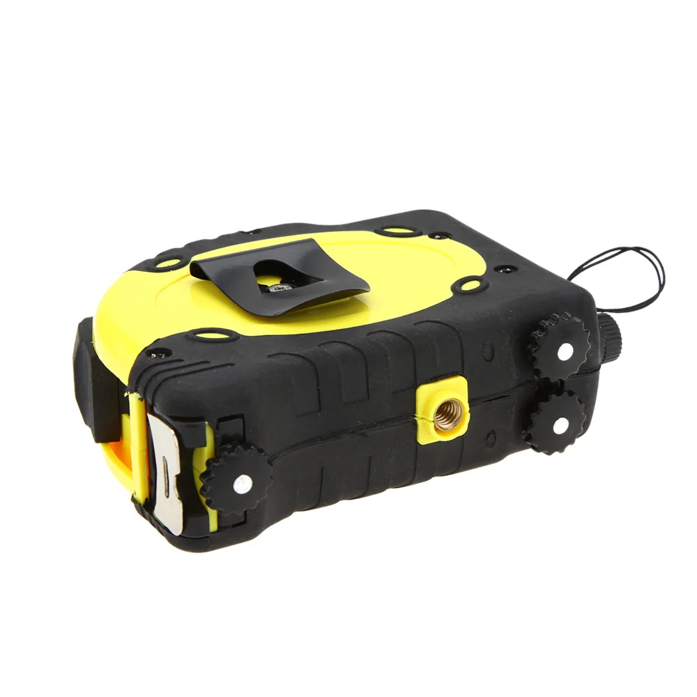 LV-07 Pro 3 Laser Level 7.5m Measuring Tape Equipment with 2 Way Level Bubbles and Laser Power On/Off nivel laser