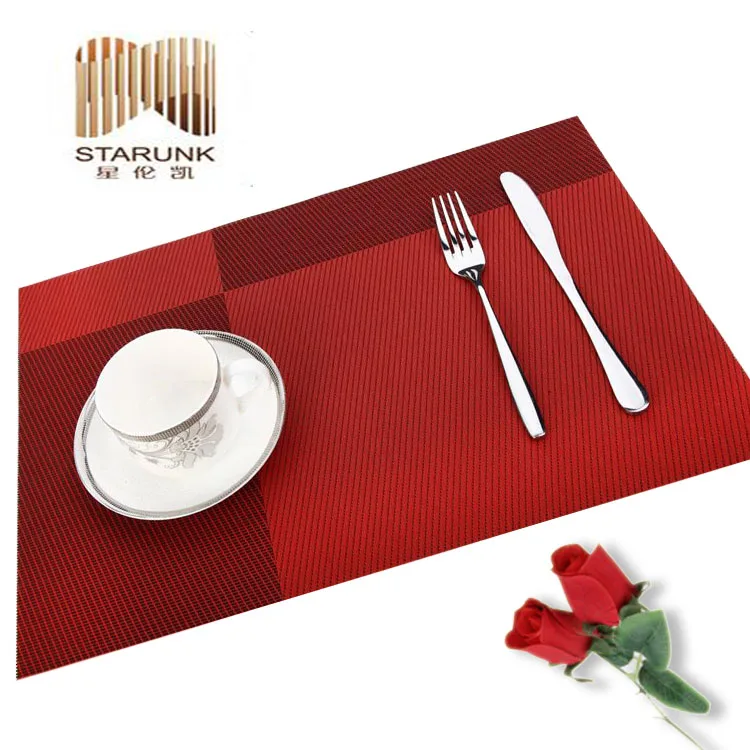PVC placemat magnetic taxtile fabric, vinyle vogu classic table coaster runner,table cover protect from scratching and scalding