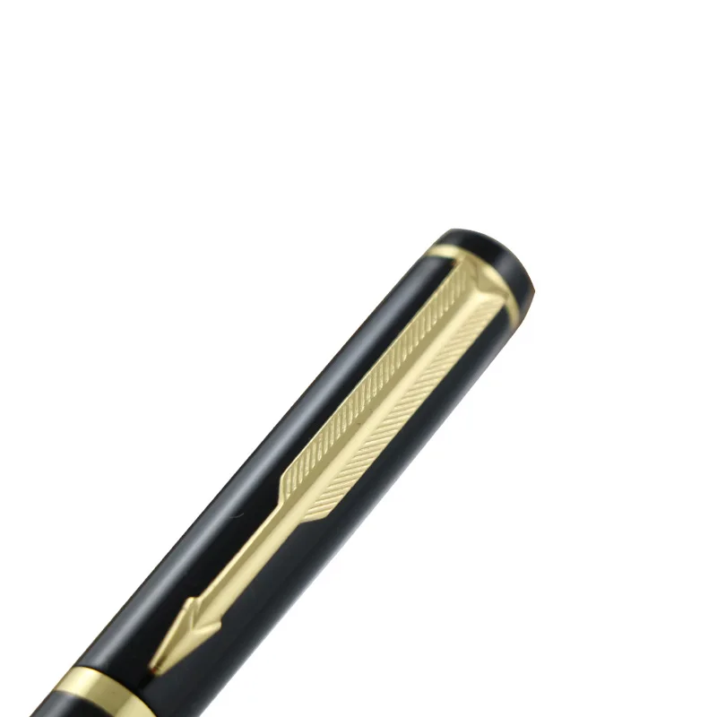 Promotional twist action black parker metal ball pen