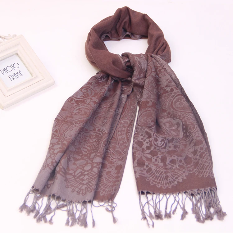 wholesale cheap price overstock bufandas pashmina with fringe hijab scarfs pashmina al por mayor