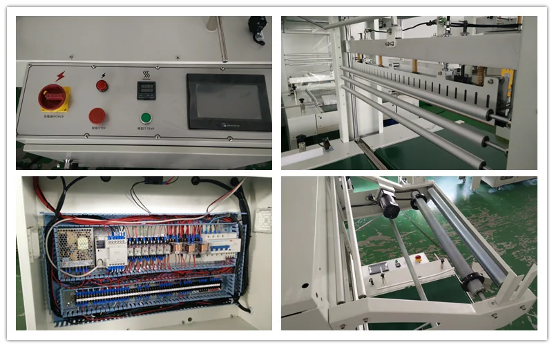 
pe film sleeve tunnel shrink wrapping machine 
