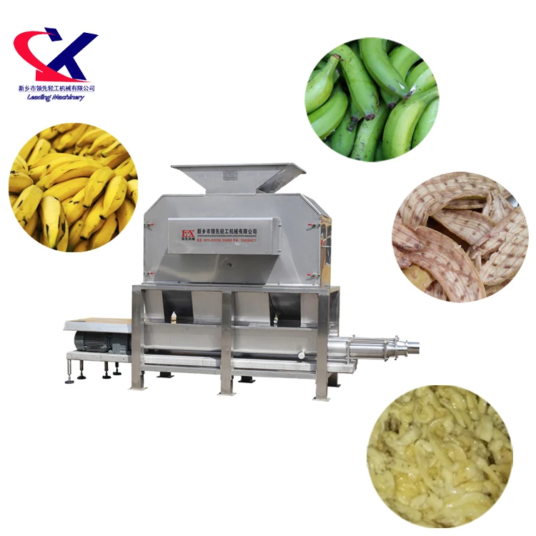 Banana Peeling and Crushing Machine 2T/H Banana Powder Making Machine
