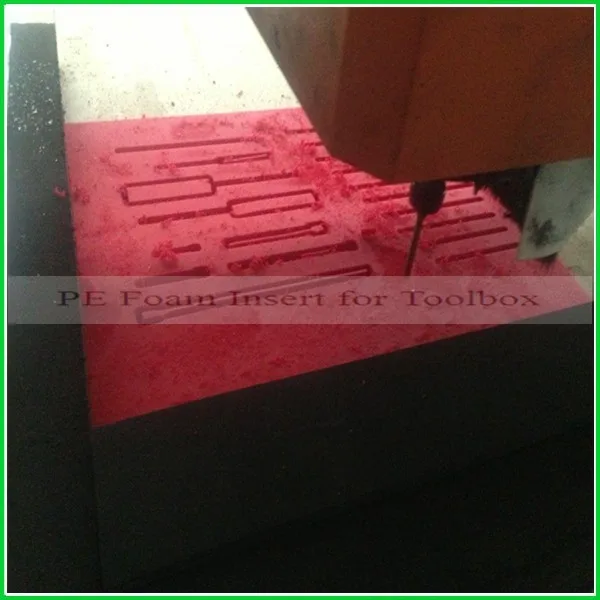 
Custom PE or EVA Foam insert for toolbox lining 