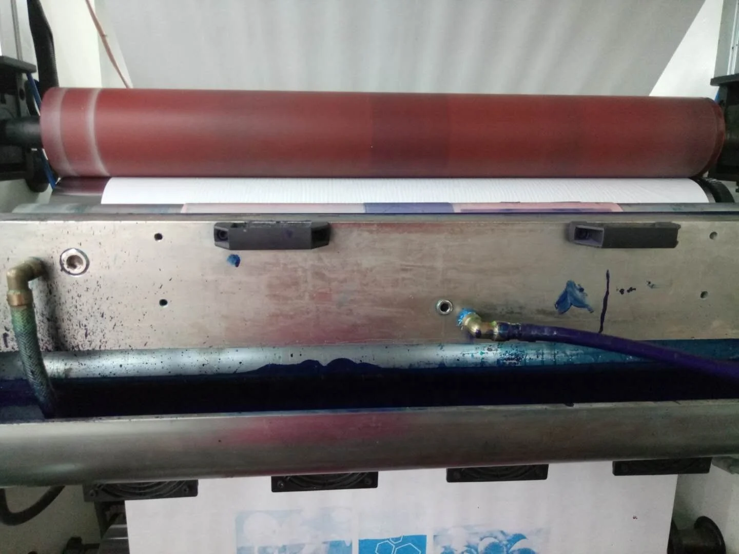 Doctor Blade Flexo Printing Machine 6 Colors CI Central Drum Flexographic Printing Machine