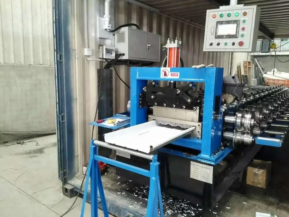 Kalzip standing seam roofing machine bemo style standing seam roof panel making machine