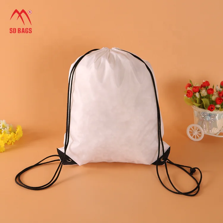 Drawstring School Bag, Drawstring Backpack Accept Customized Logo SD Bags Blank SDP Fashion Style No MOQ Multi- Color Polyester