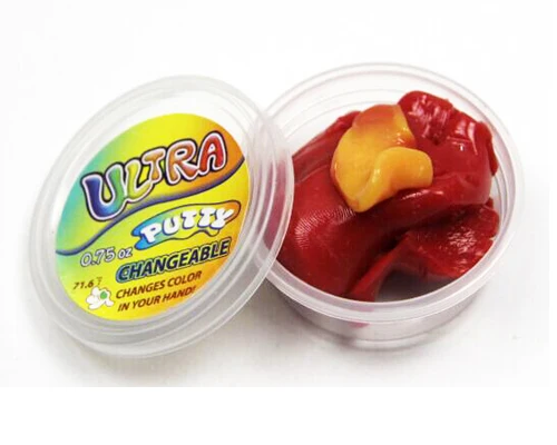 Educational Heat sensitive bouncing ultra putty with various colors