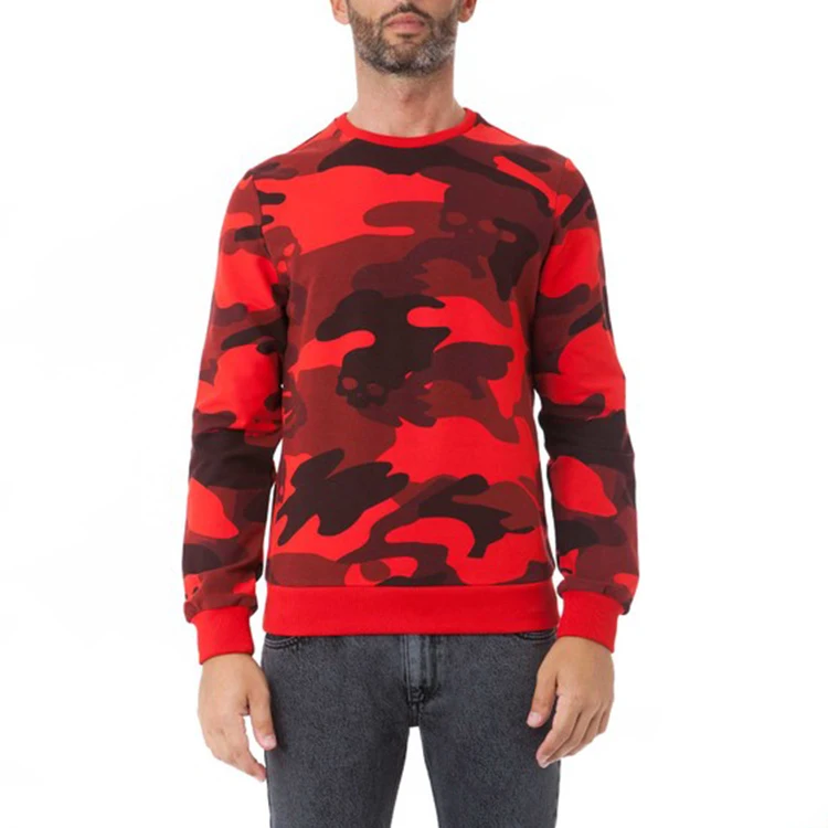 Sweater Manufacturers Fashion Camouflage Jacquard Sweater For Men
