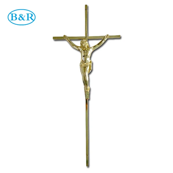 D075  coffin catholic crucifix  Iron cross and Copper Jesus coffin casket crucifix