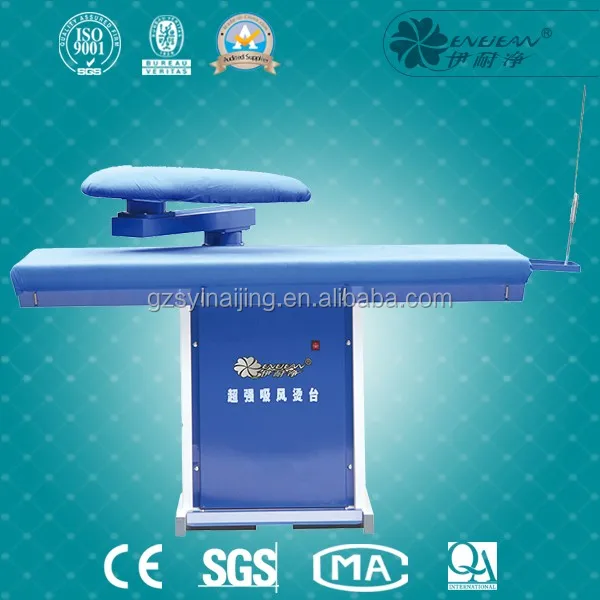 2016 лучшие продажи роскошные промышленные паровые гладильная доска цена (для отеля, прачечная использовать)