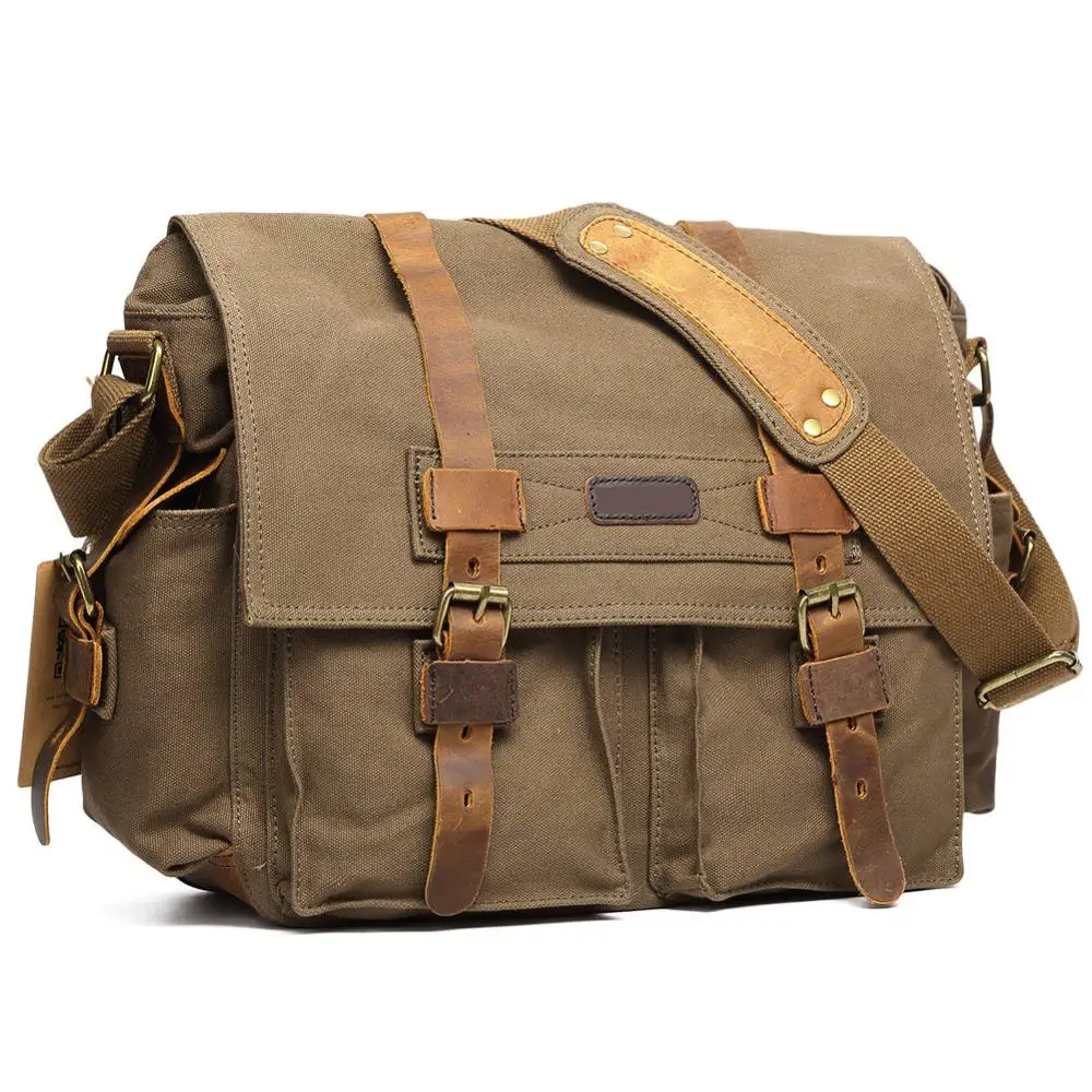
Vintage Canvas Camera Bag For DSLR Digital Camera 
