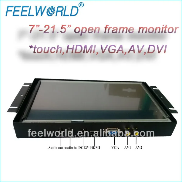 Feelworld 10.2 дюймов открытой рамки чпу аппарате монитор с сенсорным, hdmi, vga, а . в .