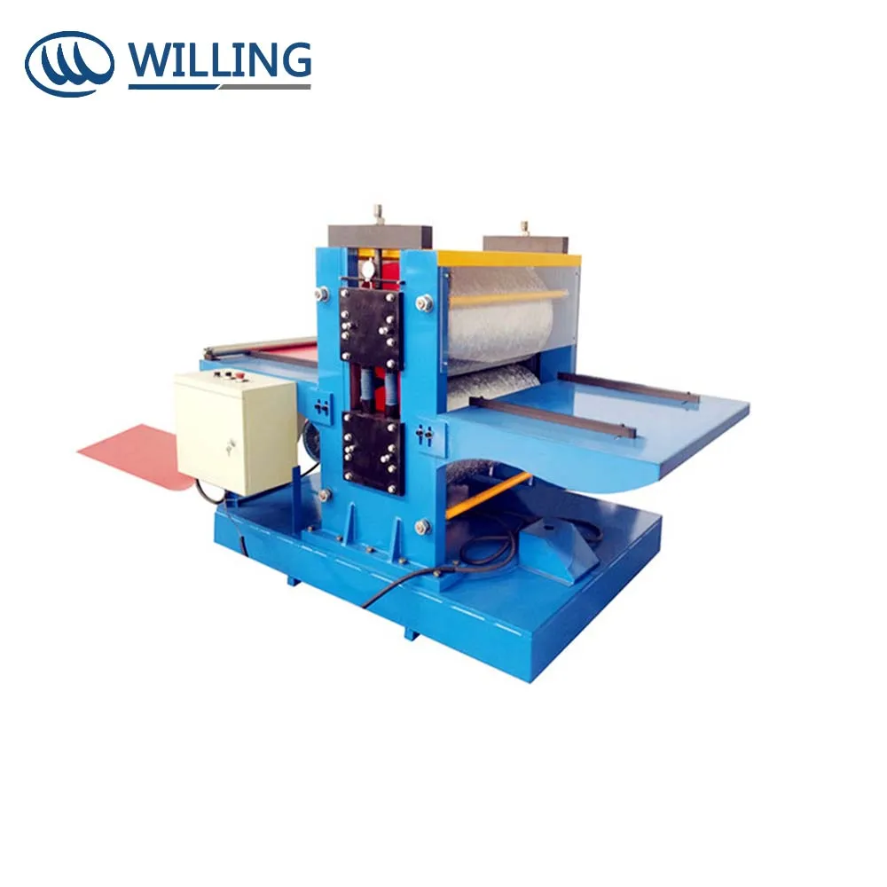 automatic high quality steel coil knurling machine plate embossing machine