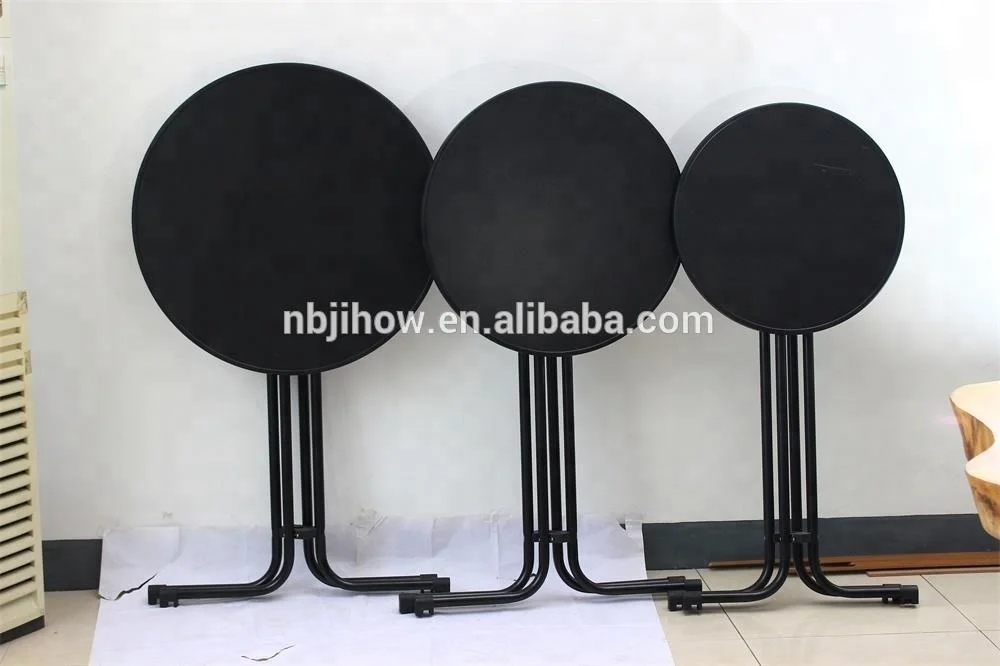 outdoor event promotion plastic folding cocktail bar bistro dining table