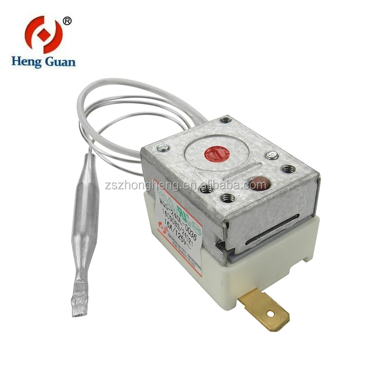 16/30A 20-320 degree 125/250VAC Safety  limiter stainless steel manual control capillary thermostat