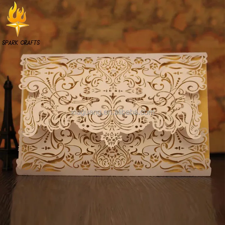 Professional manufacture Good Quality wedding card laser cut,laser cut wedding invitation card