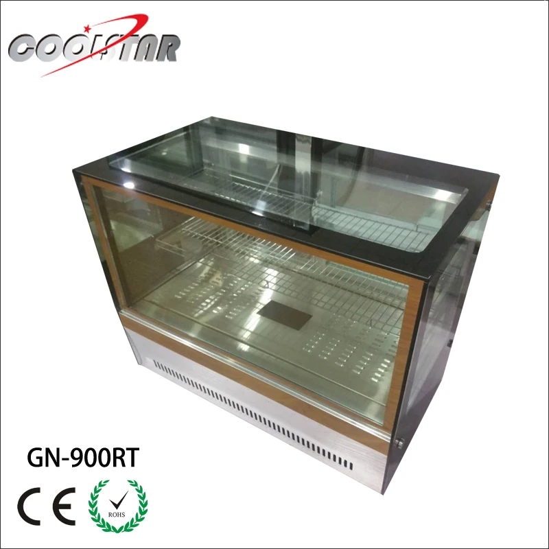 Коммерческий дисплей, столешница, холодильник для тортов, витрина с цифровым регулятором температуры dixell