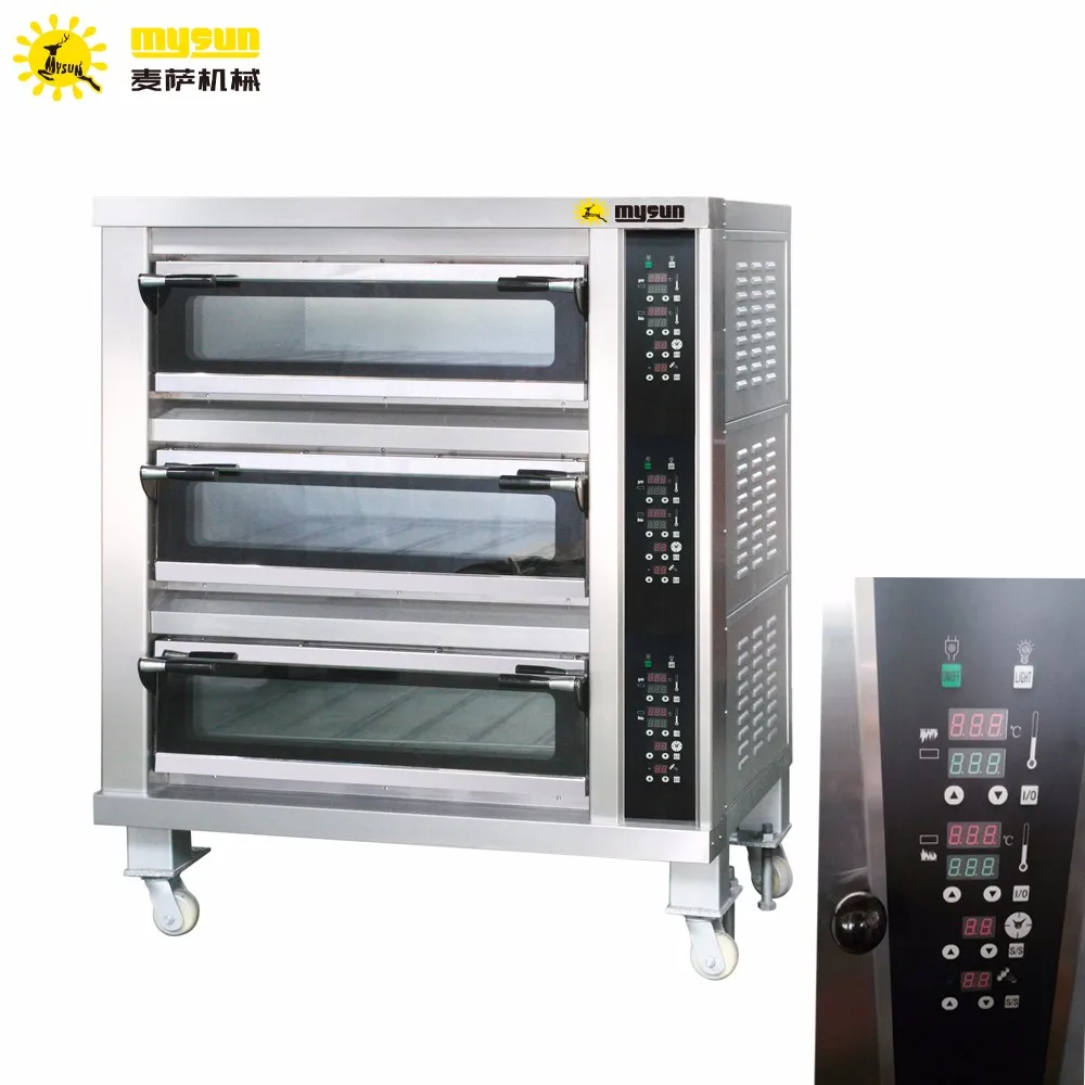 
industrial bakery equipment Gas electric deck bakery oven price 