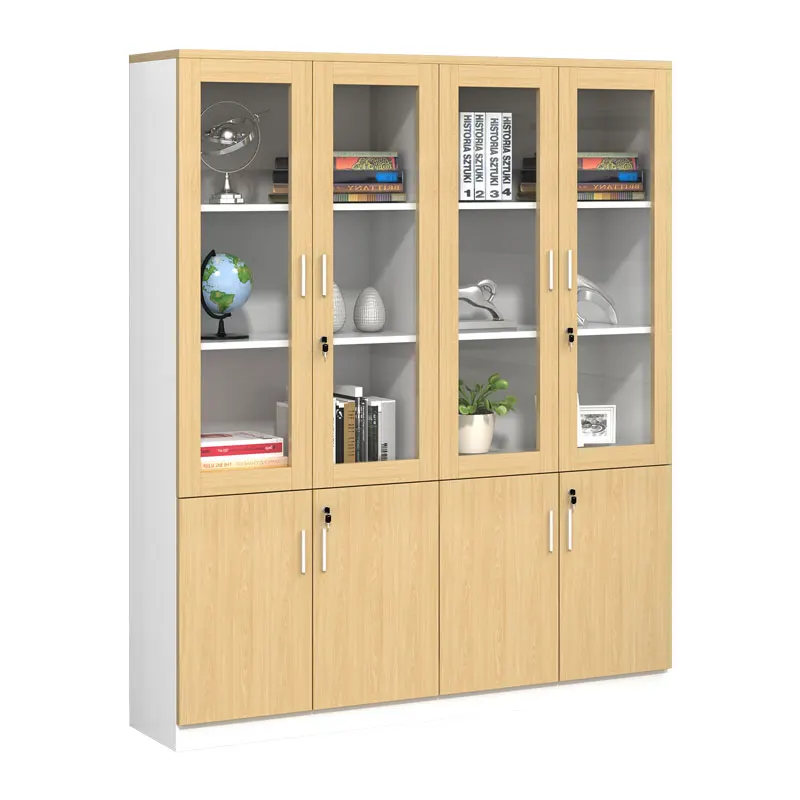 Modern Office Furniture Wooden Exhibition Cabinet Large Document Cabinet for Office