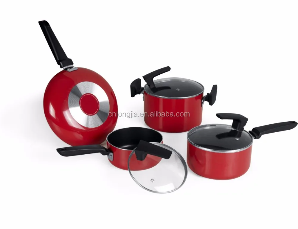 Light Weight Portable Nonstick Camping Cookware Set/Skillet/Saucepan