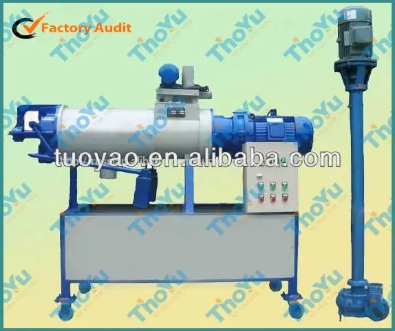 винтовой пресс свиньи навоз обезвоживания машины от thoyu машины смс: 0086-15238398301