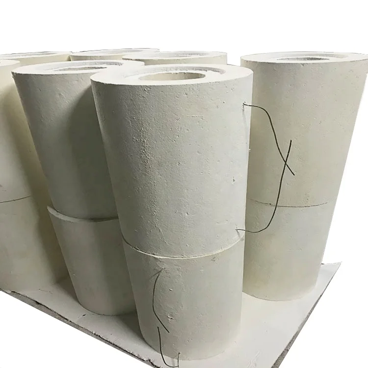 1200 degree heating furnace parts split Alumina ceramic fiber chamber for tube furnace