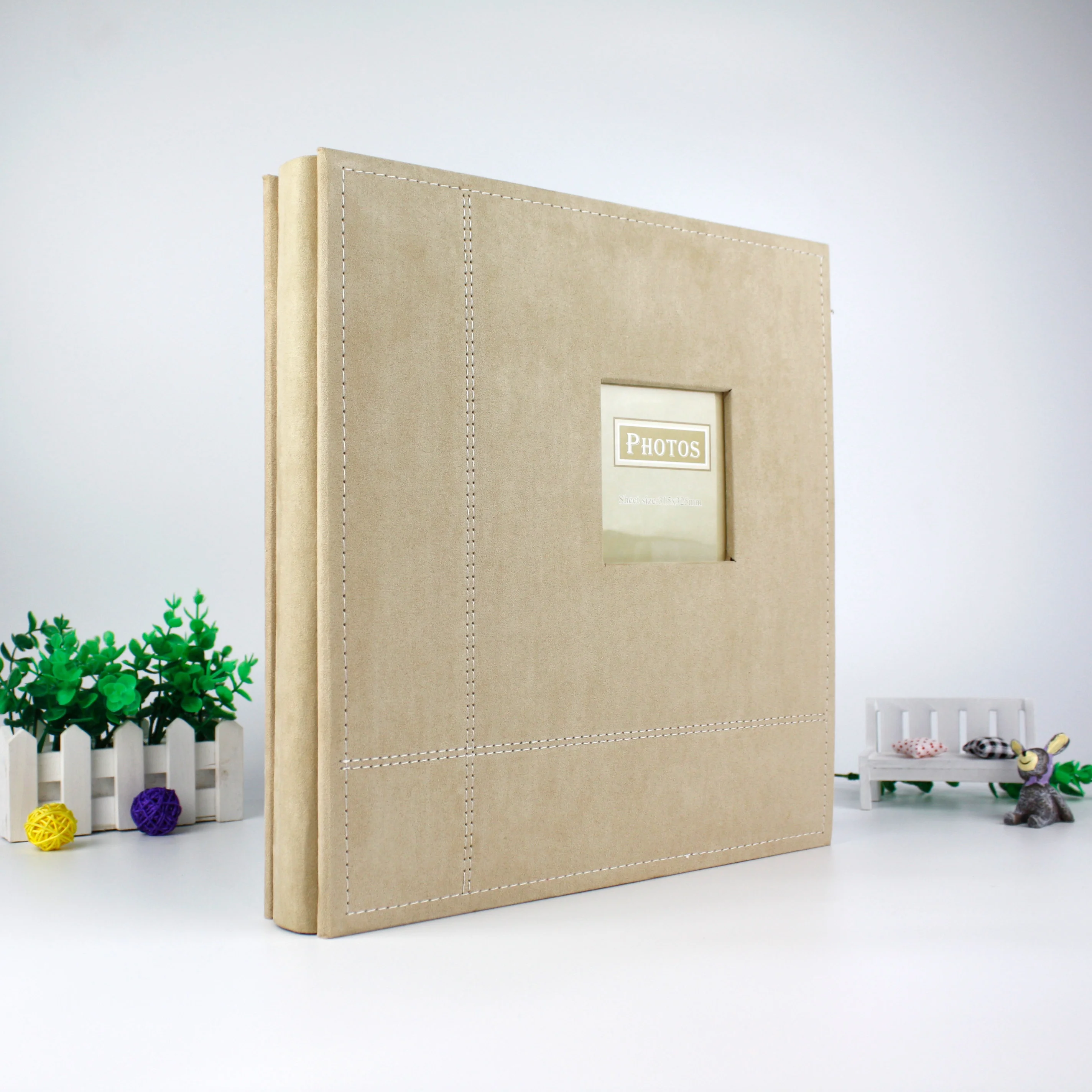 Handmade wedding photo album 3x5,4x6,5x7,12x12 photo book Self adhesive 80 pages diy scrapbook Fabric cover albums photos