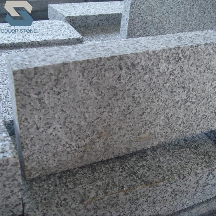 Flamed Chinese G654 Dark grey stone granite brick pavers
