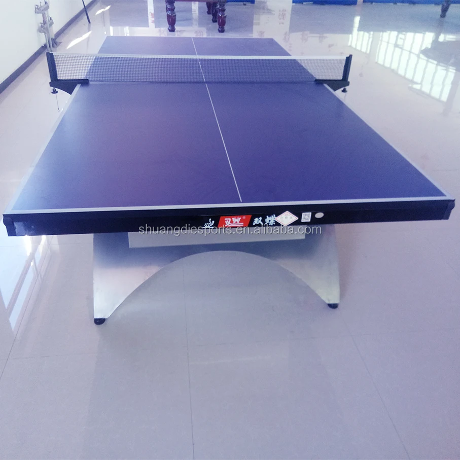 Shuangdie hot sale  factory price silver rainbow pingpong table for sale