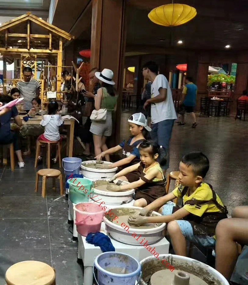 Электрическая переносная глина для скульптурирования керамики DIY DC гончарное колесо