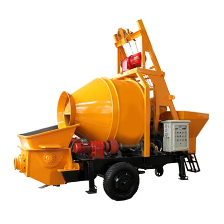 Self loading DJBT40 trailer concrete mixer pump for sale in uae