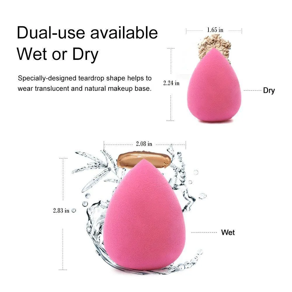 
2019 Premium Cosmetics Beauty Sponge Latex Free Makeup Powder Puff for Powder, Cream, Liquid 