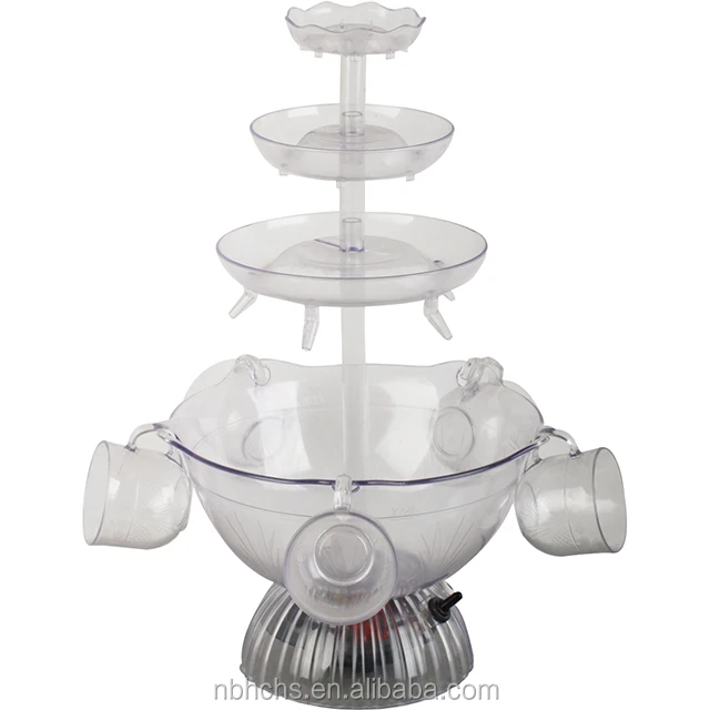 3-Tier Wedding Wine Drinking fountain with cups