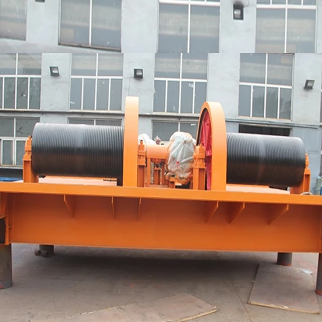 China manufacture double drum electric winch hoist