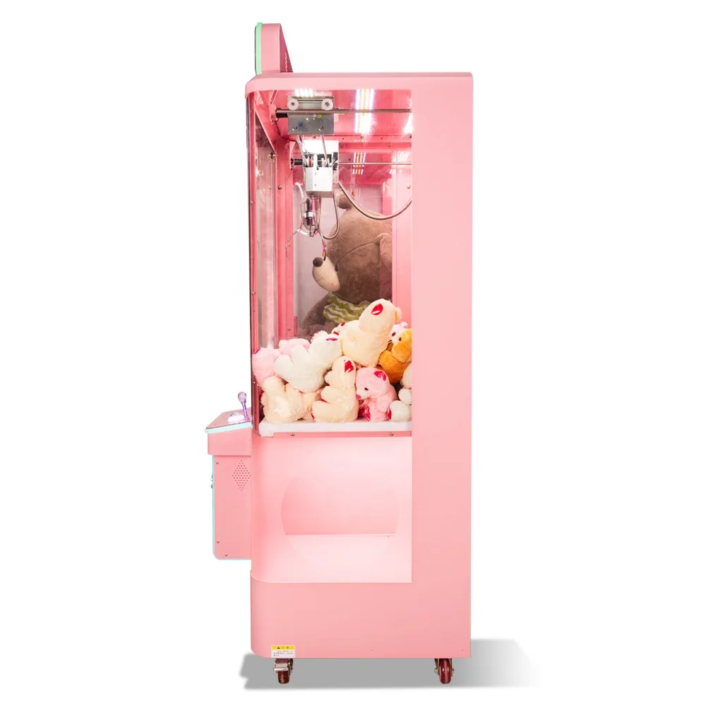 Small add big claw crane game machine catch small toy give big toy gift vending coin operated machine for sale 2018 new item