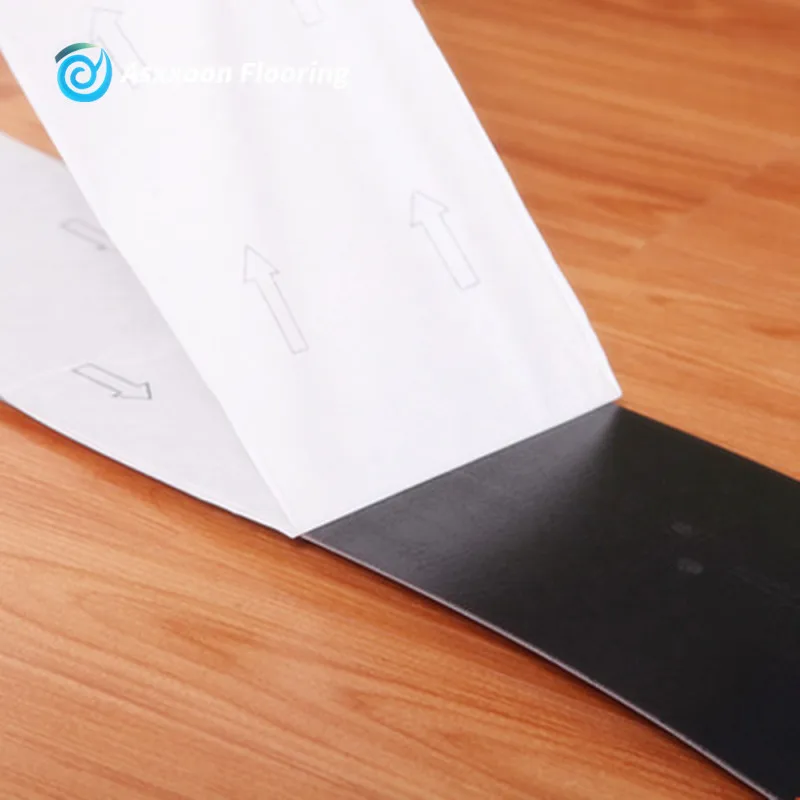 1.2mm Thick Plastic Pvc with self adhesive wood flooring Back and Wood Grians Vinyl Flooring pvc flexible plastic floor sheet