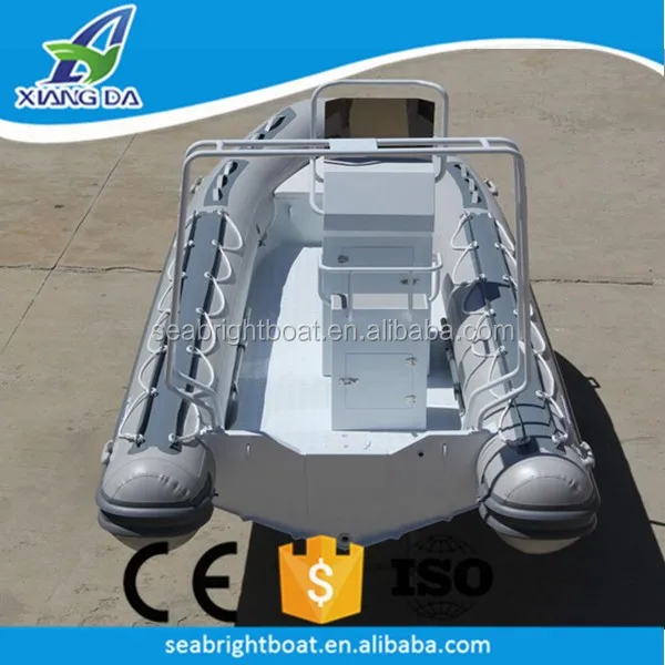 Aluminum Hull Material and Outboard Engine Type PVC or Hypalon Material Commercial RIB Inflatable Double Hull Boat with Prices