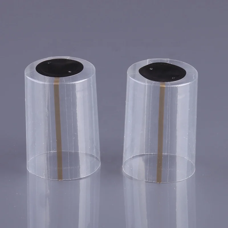 Silver Color Wine Glass Bottle Black PVC Shrink Capsules