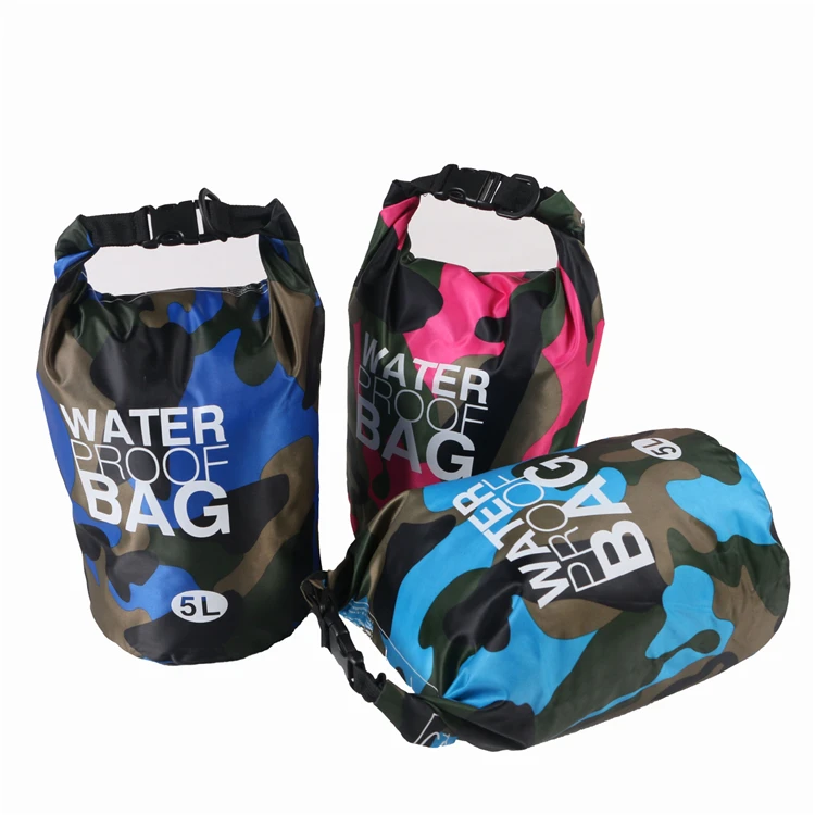 Premium Waterproof Pink Camouflage dry bag Sack Best For Camping Hiking Keeps Your Personal Items Safe & Dry