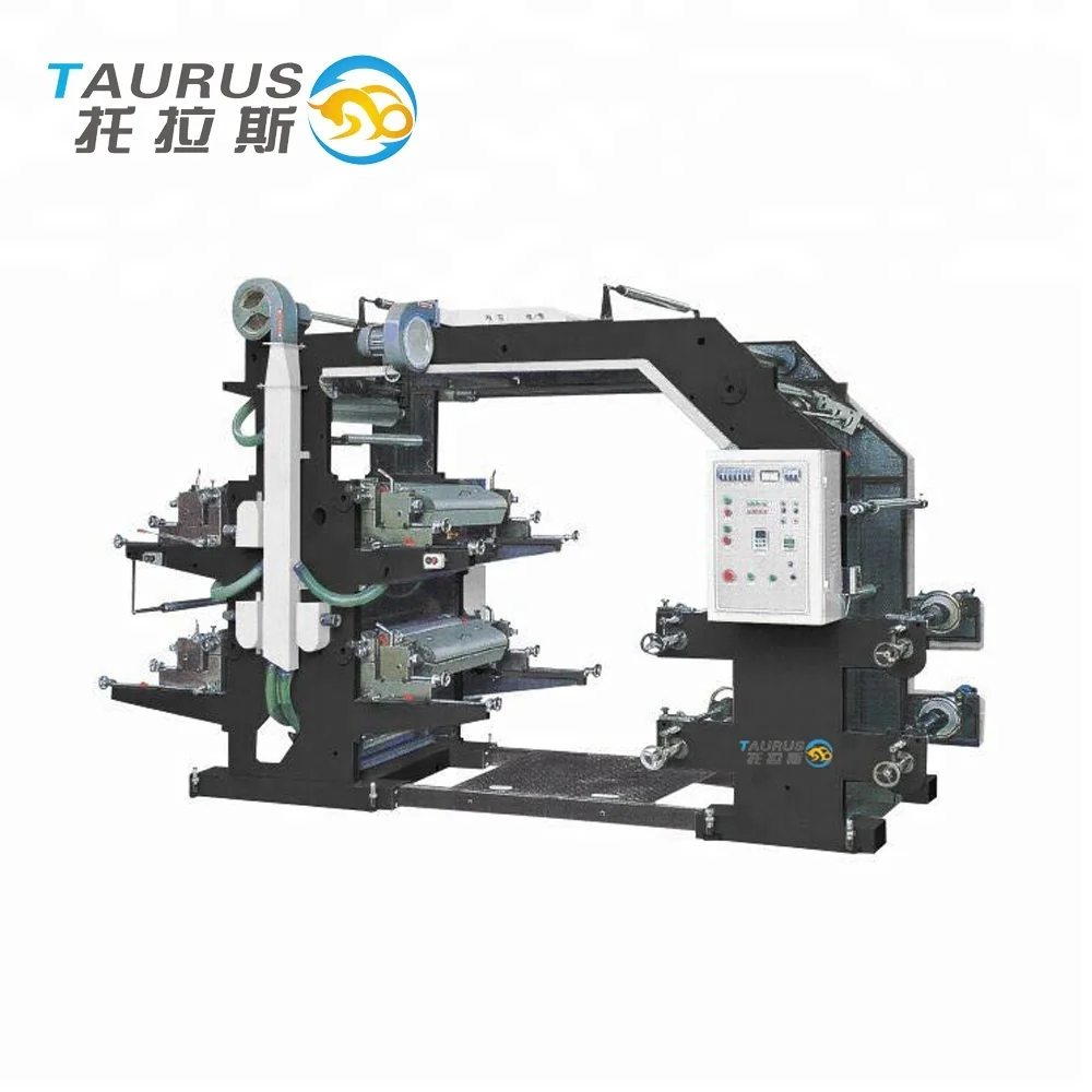 Taurus TR-FP1200 4 color Non woven Fabric flexo printing machinery price