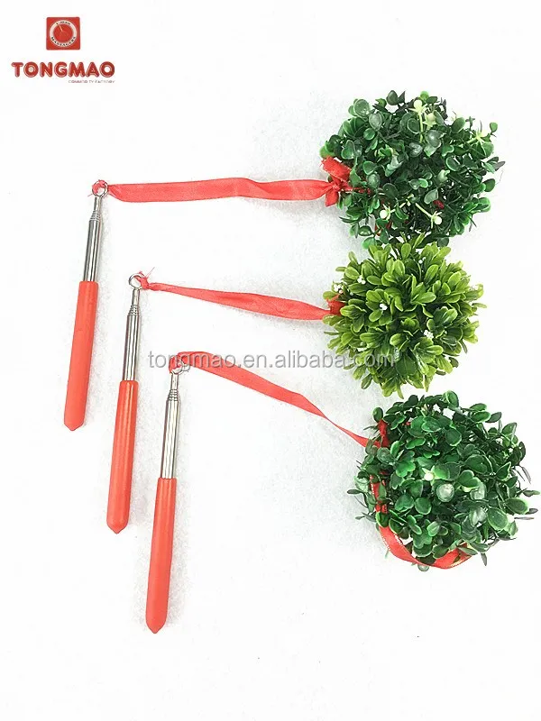 USA Hot Sell for Christmas Decoration Plastic Mistletoe Telescopic Handle Kissing
