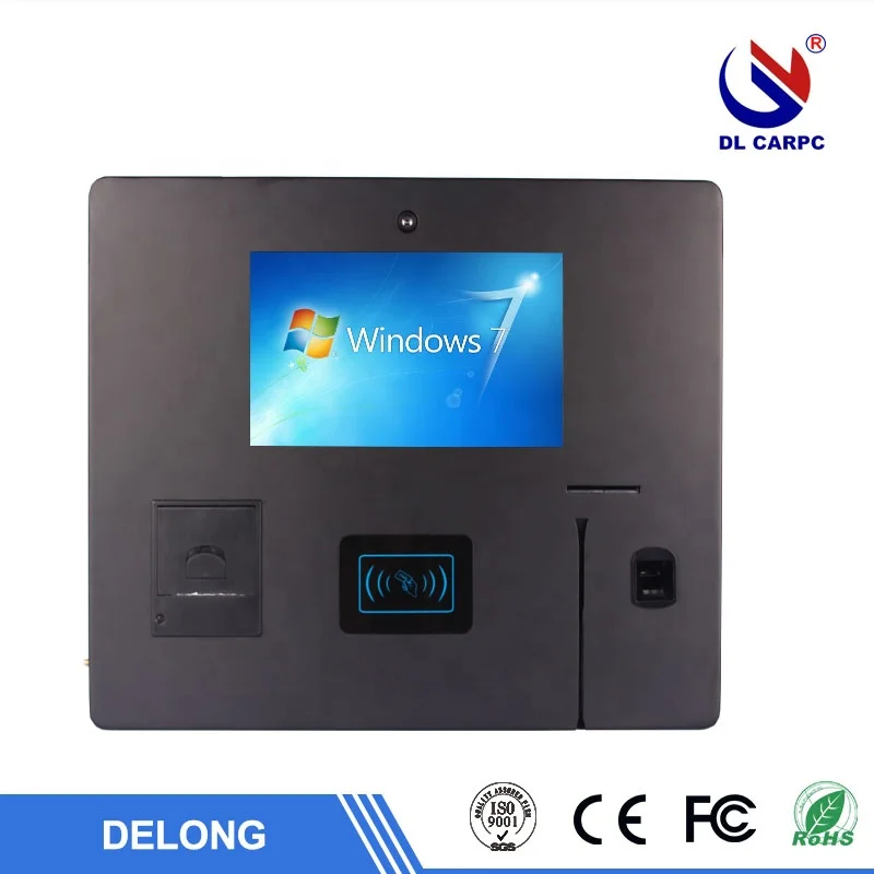 
Manufacturer Customized 10.1 / 15 / 17.3 / 19inch thermal printer parking ticket machine automatic ticket machine 