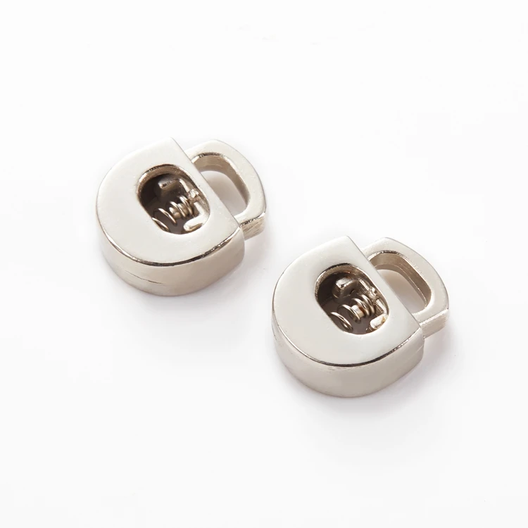 Factory Price Metal Spring Stopper Toggle Bungee Alloy Cord Lock