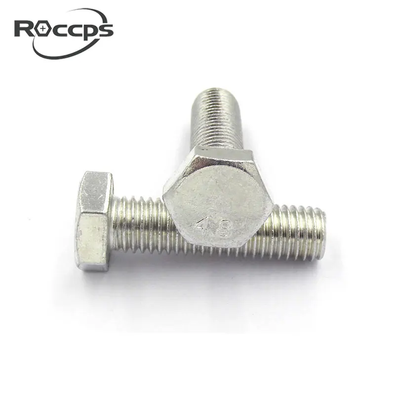 M12 grade 4.8 Hot dip galvanized coating hex bolt and nut