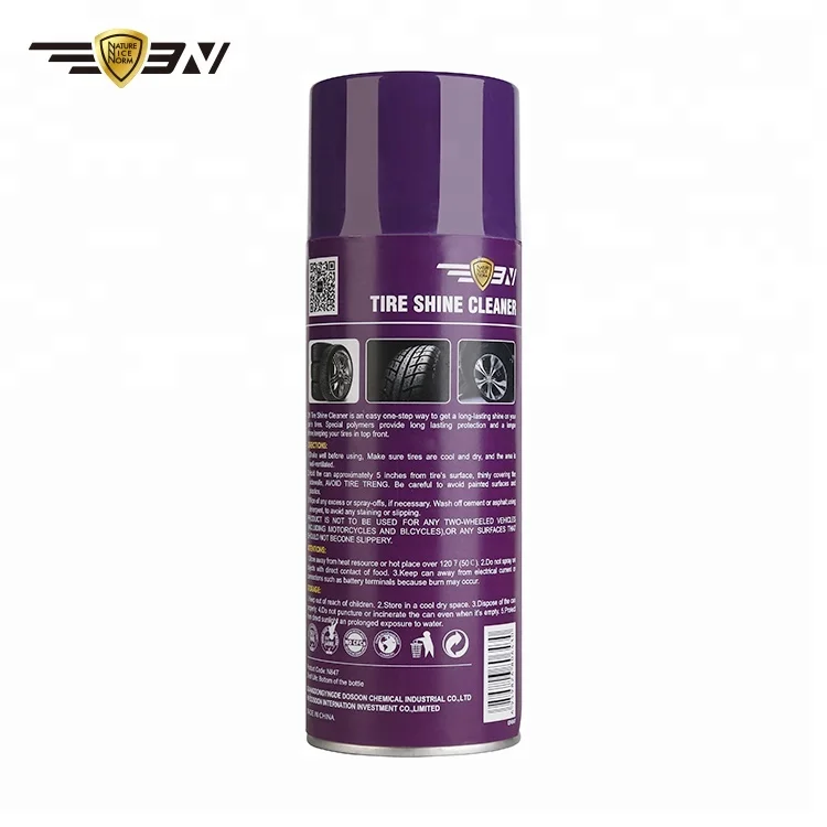 Top-selling Aerosol Tire Shine Cleaner, Tire Protectant Polish Spray,  3N Eco-Friendly Tyre Shine Spray