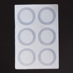 round shape Chocolate Fondant Gum Pasta Silicone Mold