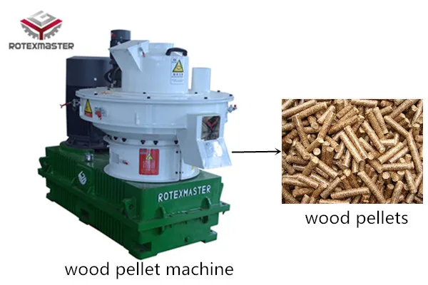Rotexmaster Wood Pellet Mill Shredder Machine Ring Die Pellet Mill Machine Line