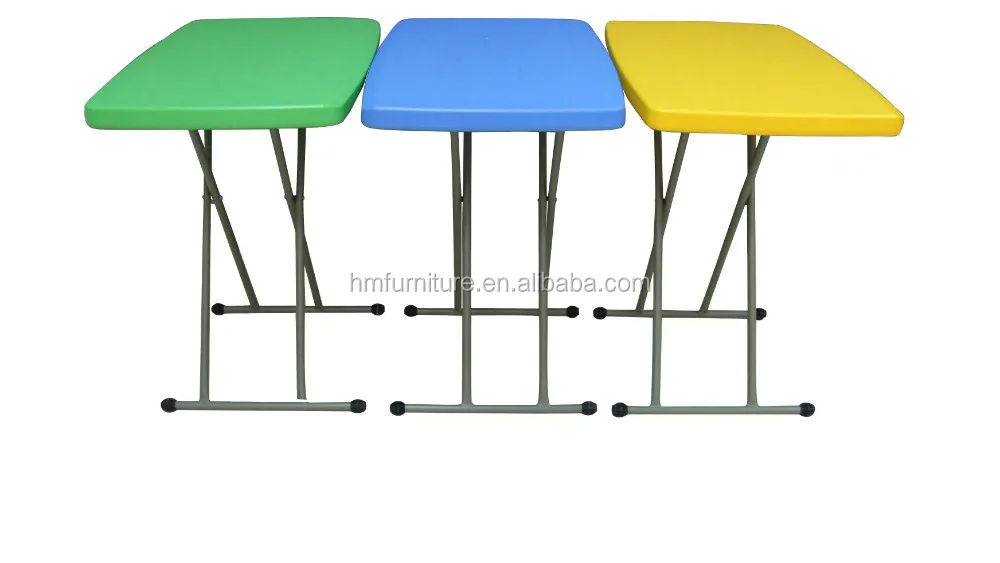 Portable folding laptop personal table